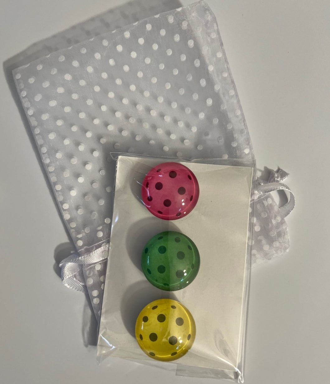 Pickelball Glass Magnets